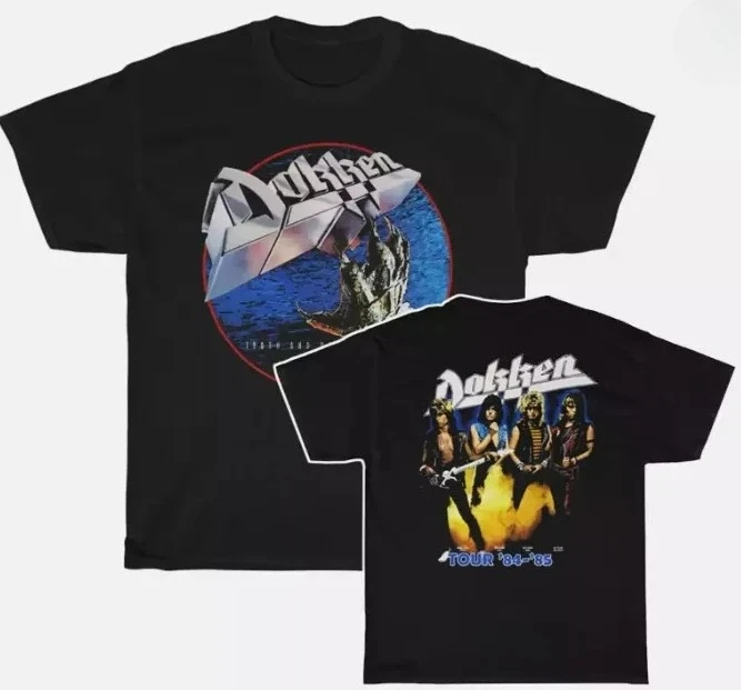 

1984-85 Hard Rock Legacy Shirt Double Sided Print Tee Featuring Iconic Guitar High-end Luxury Is for Both Men and Women Top Y2k