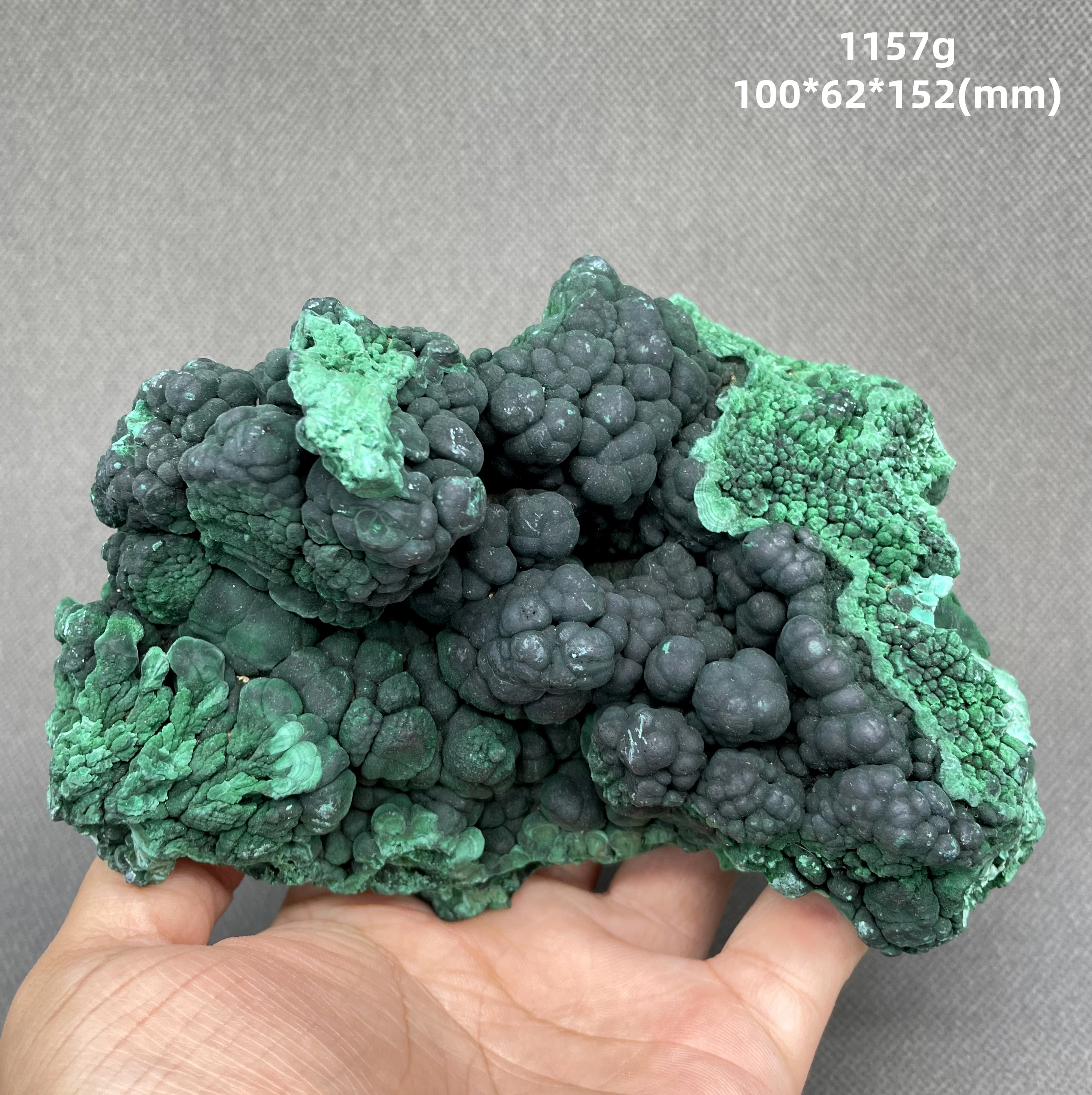 Natural Malachite Botryoidal Cluster Green Grape Copper Ore Mineral Specimen Home Decor