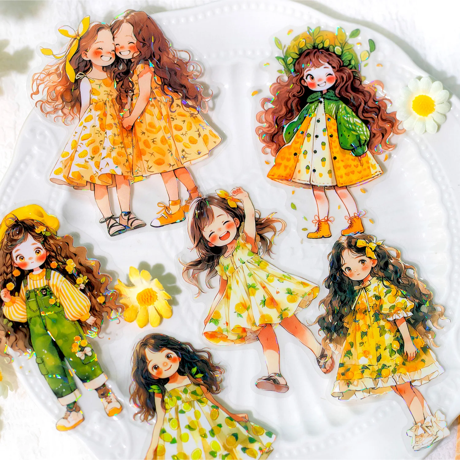 12pcs/1lot Kawaii Stationery Stickers Summer Cute Diary Decorative Mobile Stickers Scrapbooking Stickers