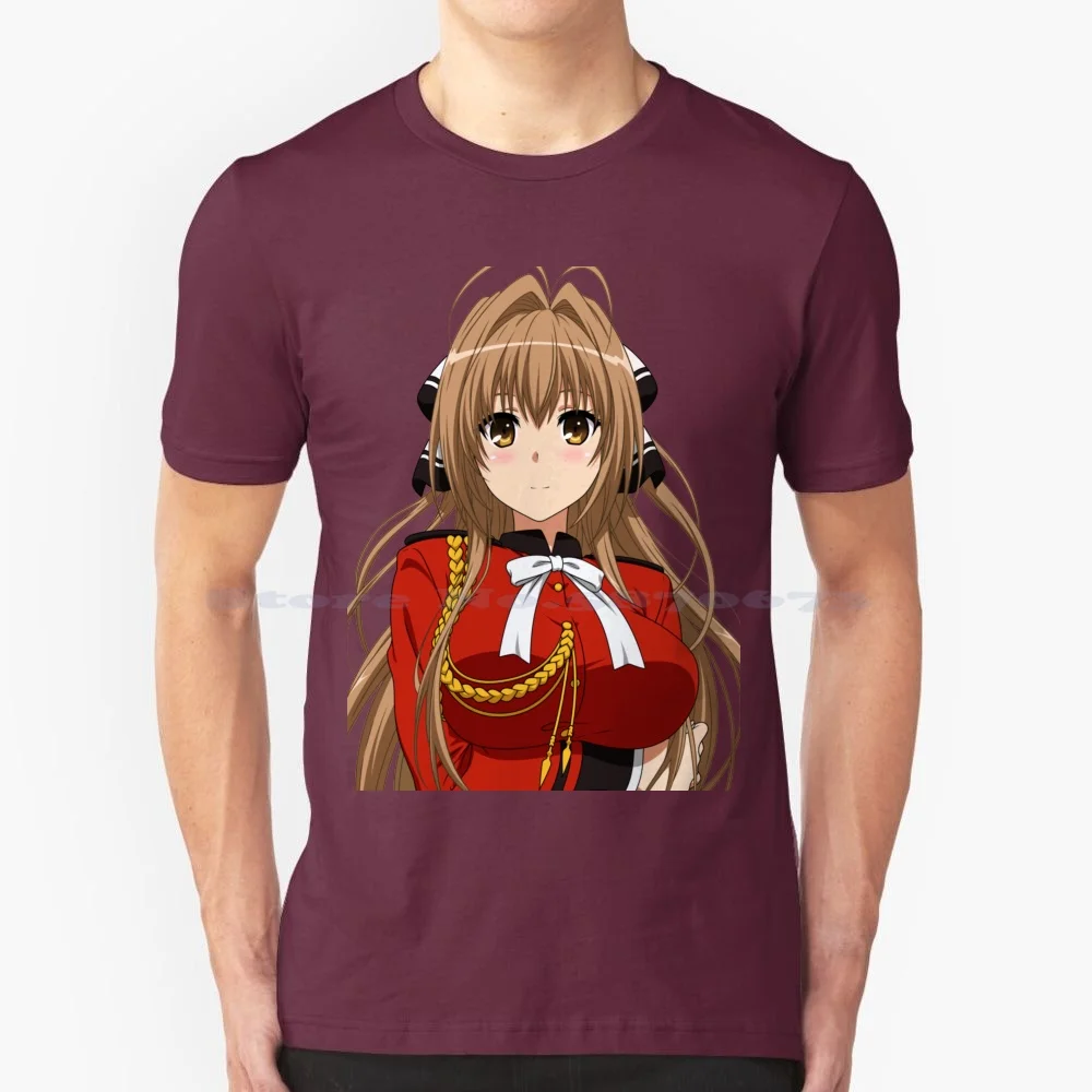 Amagi Brilliant Park-Isuzu Sento T Shirt 100% Cotton Tee Isuzu Sento Sento Isuzu Waifu Amagi Brilliant Park Amagi Park