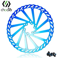 Chooee Bike Brake Rotor 160mm/180mm/203mm  MTB Brake Rotors Carbon Steel Mountain Road Bike Brake Rotors