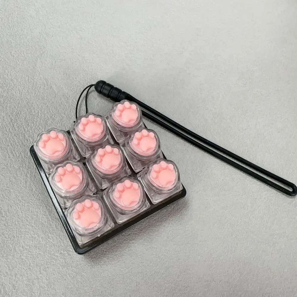 المحمولة 9 مفاتيح تململ المفاتيح مفاتيح زر Keycap لوحة المفاتيح الفرس لعبة DIY بها بنفسك مخلب شكل الفرس لعبة عشاق لوحة المفاتيح #4