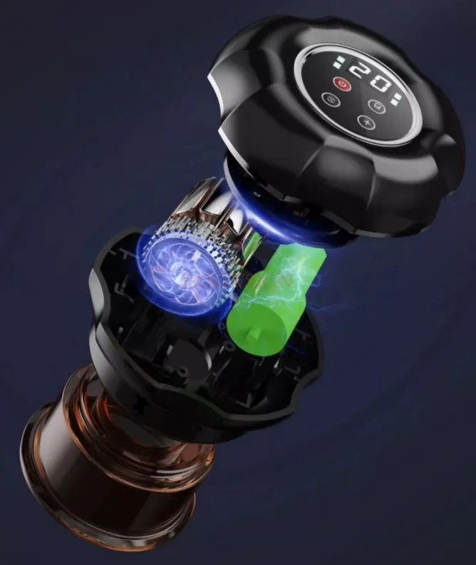 Physical Fatigue Relieve Guasha Cans Intelligent Vacuum Cupping Massage Device 12 Gears Electric Heating Scraping Suction Cups