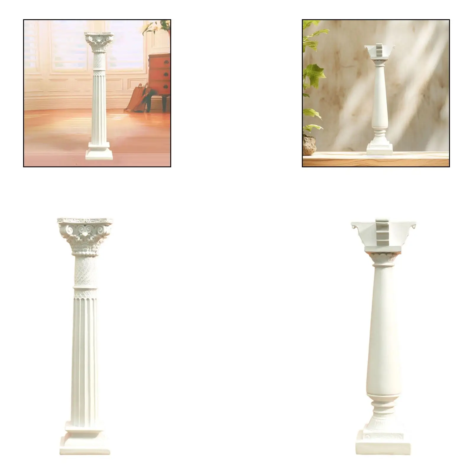 Roman Column Pillar Sturdy Accessories Modern Elegant Decorative Photo Prop