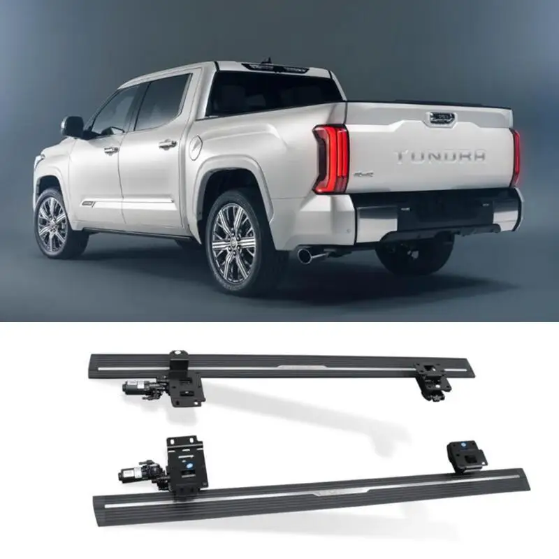 

For TOYOTA Tundra 2022 2023 2024 Electric Automatic Running Boards Side Step Bar Pedals High Quality Motor Switch