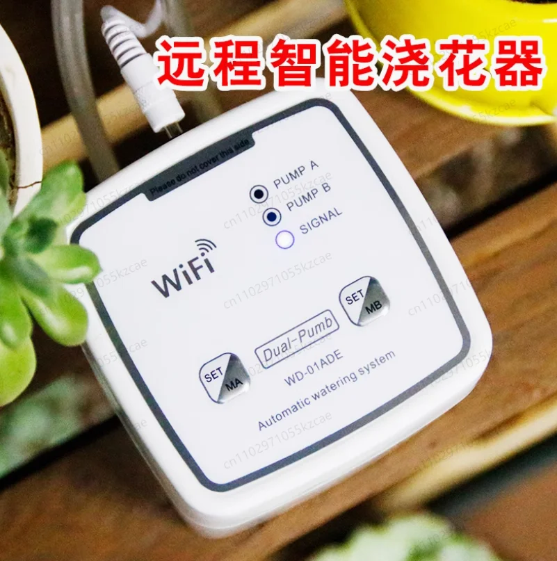 WIFI Intelligent Watering Device Double Pump Timed Automatic Drip Irrigation System Remote APPController for Garden Plant Flower