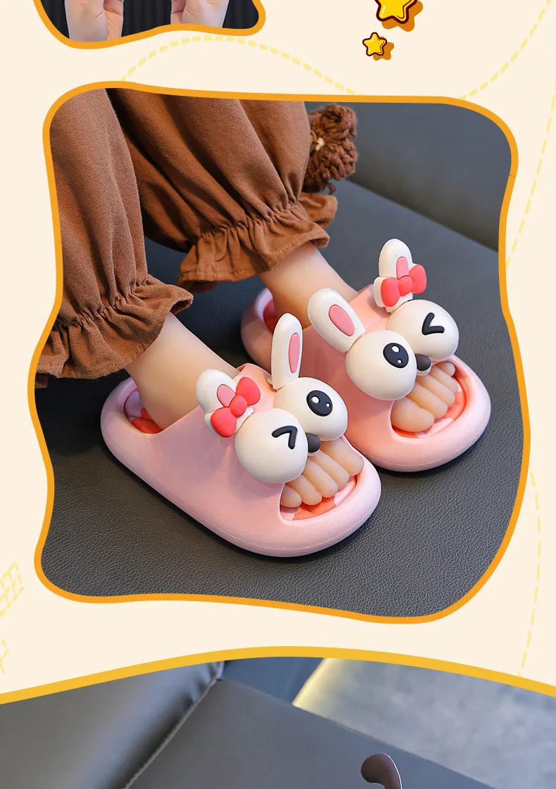Neue Sommer-Kindersandalen: Rutschfeste, weiche Baby-Slipper für Mädchen und Jungen – Ideal für Strand, Innenbereich und Bad – Eltern-Kind-Sandalen – Detail 15