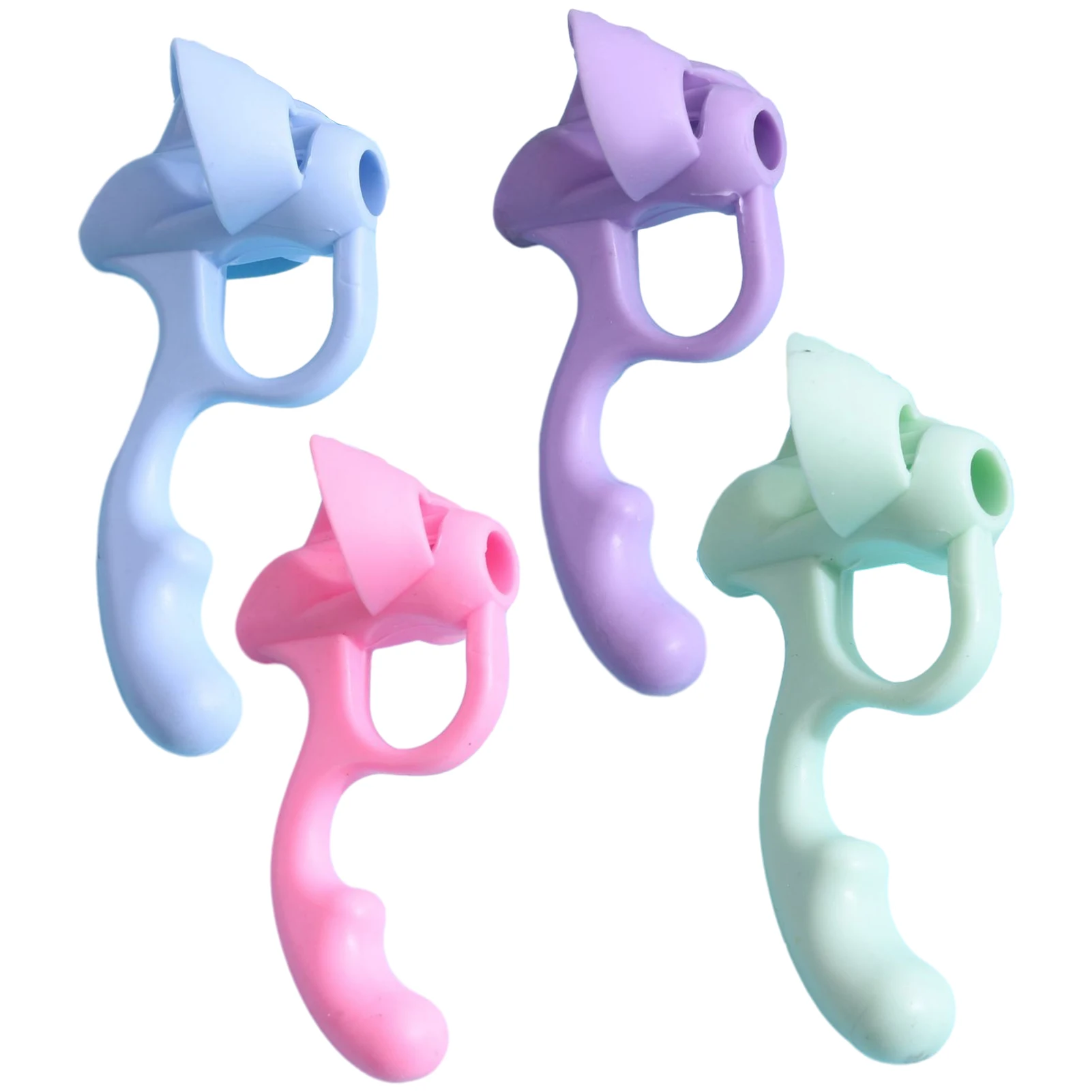 Piezas de corrección de postura para niños, ergonómico, suave, para el aula, escuela preescolar, 4 unidades