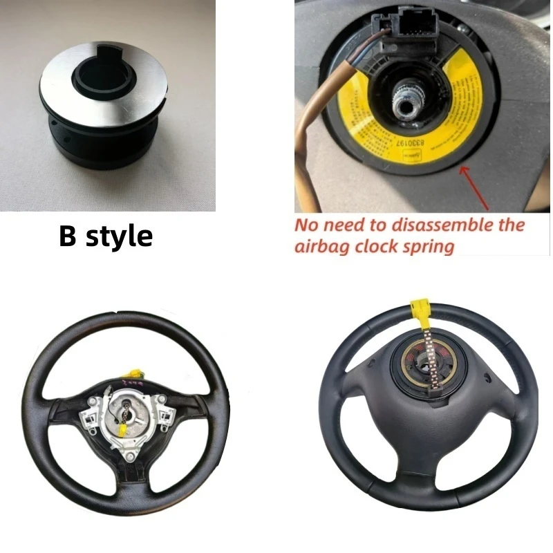 Aluminum alloy Hub Steering Wheel Adapter Boss Kit For Volkswagen Golf Mk2 Polo Beetle Jetta Santana Quick Release accessory