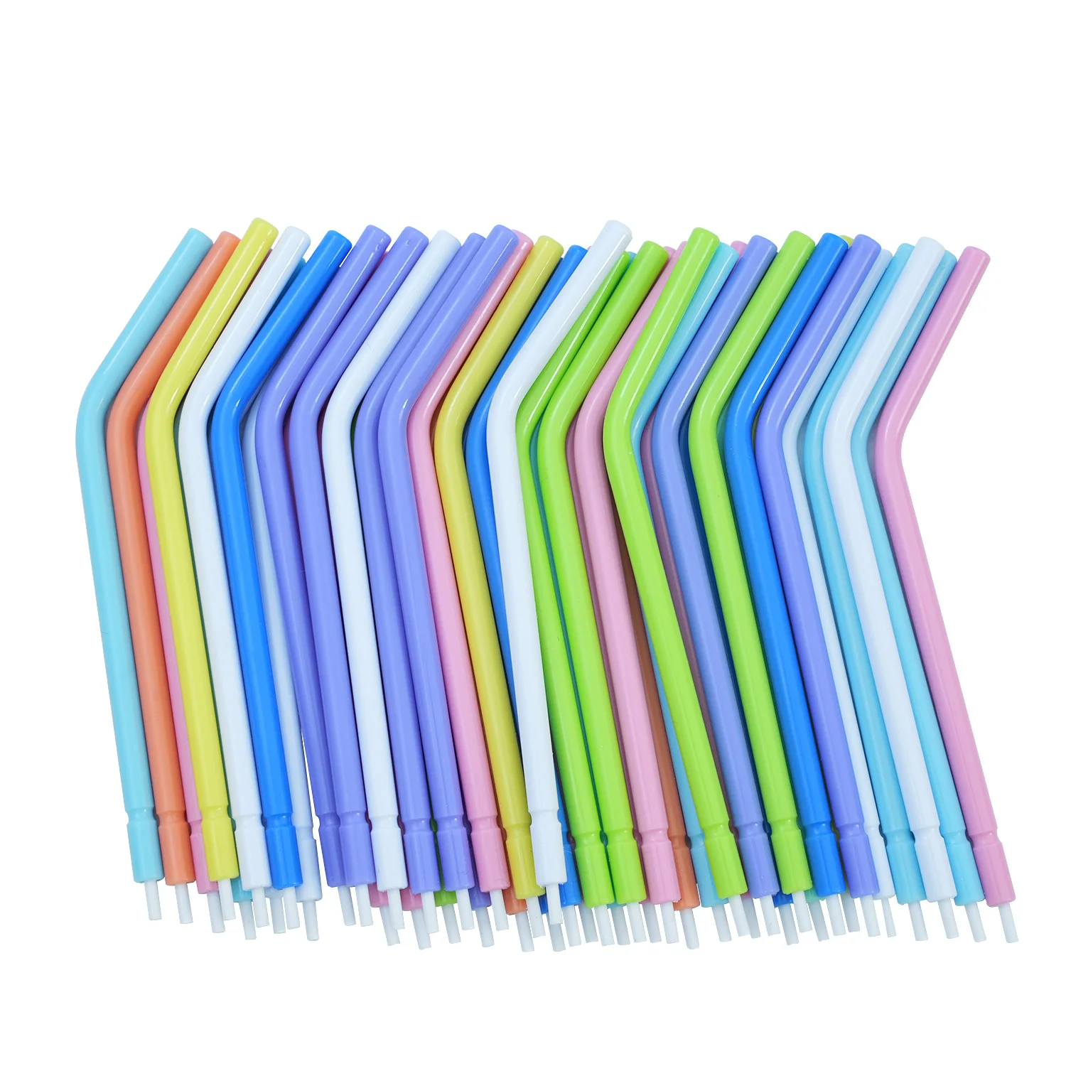 250pcs Dental Disposable Air Water Syringe With Plastic Core Nozzles Tips Tubes 3-Way Triple  Teeth Whitening Dentist