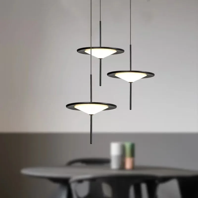 

Nordic Minimalist UFO Pendant Lights Lifting Designer Lamp for Living Room Dining Tables Chandelier Loft Home Decor Luminaires