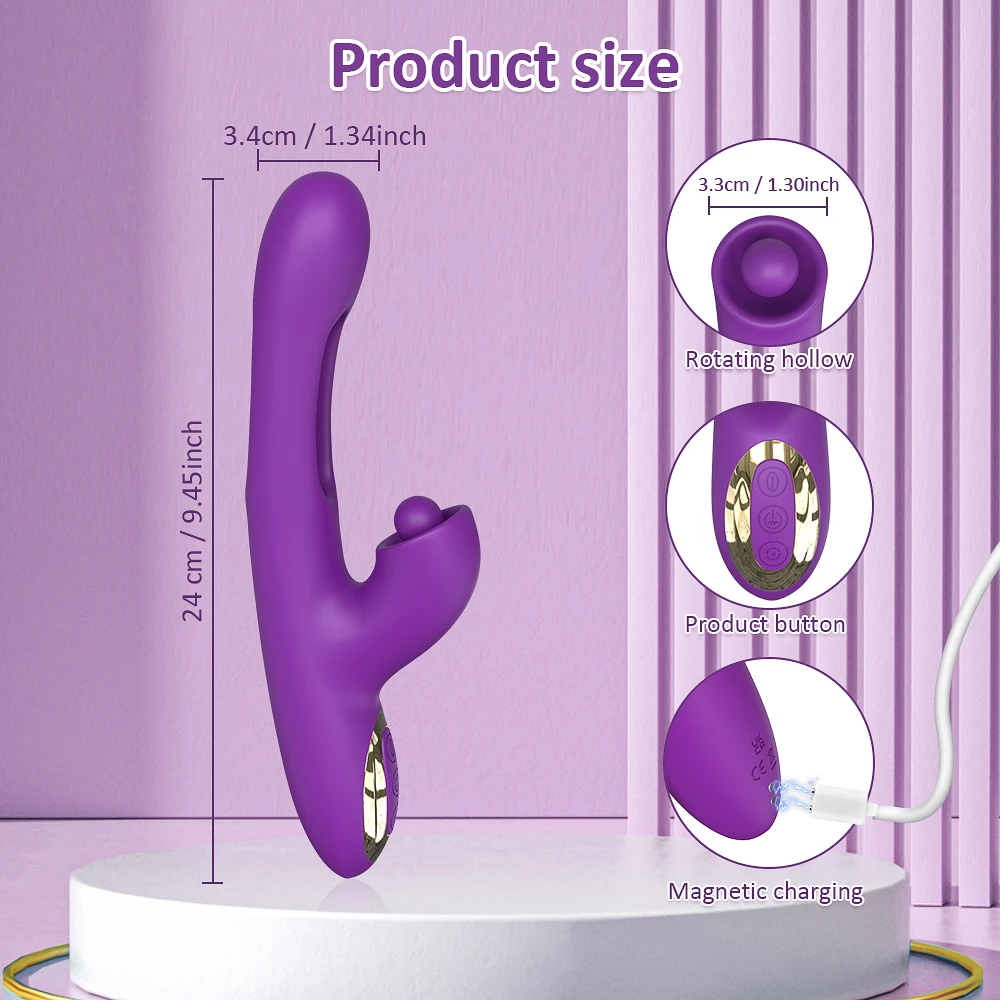 Powerful Tapping G Spot Vibrator Female Flapping Clitoris Stimulator Massager 3 Motors Dildo Adults Goods Sex Toys for Women