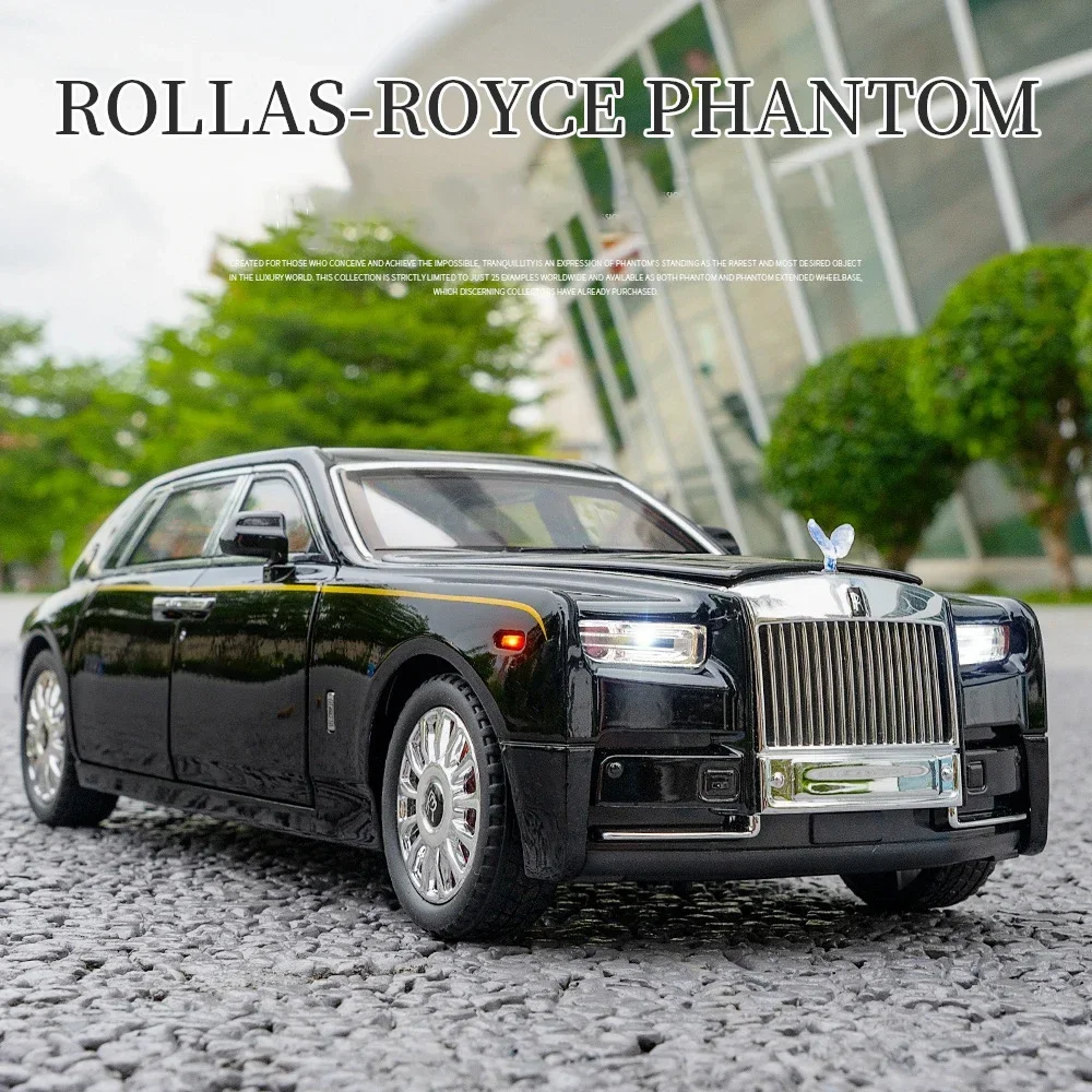 

1:18 Rolls Royce Phantom Starlight Headliner Alloy Car Diecasts & Toy Vehicles Car Model Sound and light Car Toys Gifts