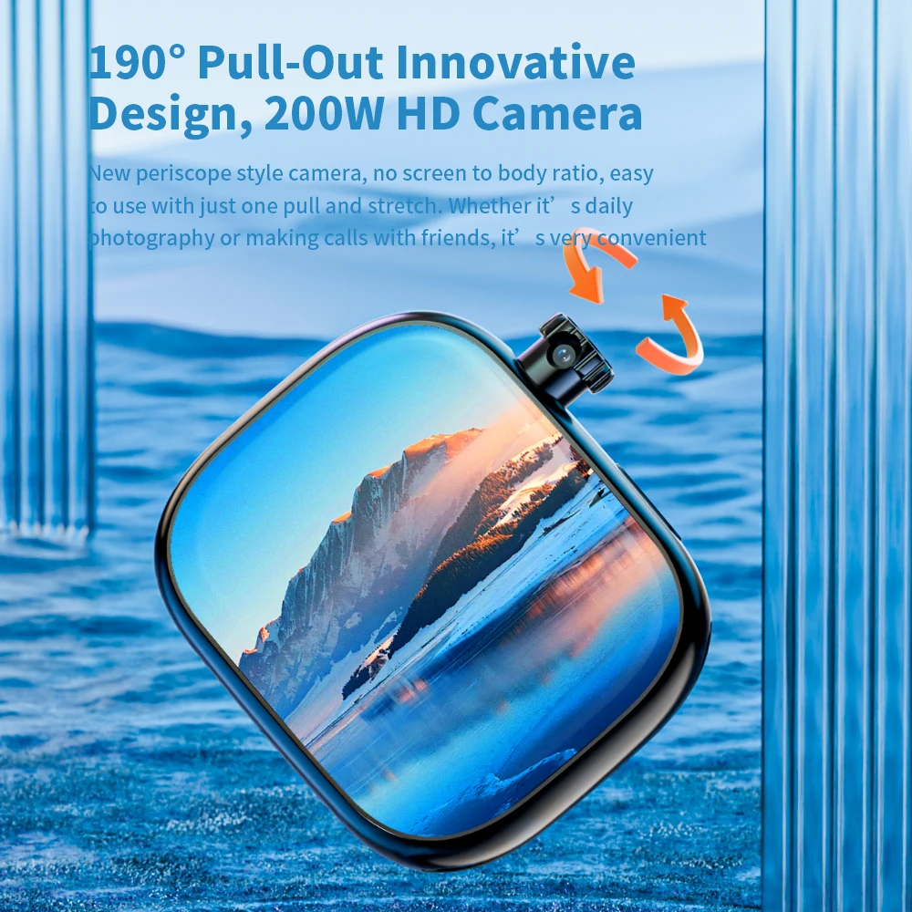 

S10 Pro Appl Men Smartwatch Smart Watch With 2.29inch Amoled 190° Rotary Camera GPS WIFI Google Play App Store 5G Sim Card Slot