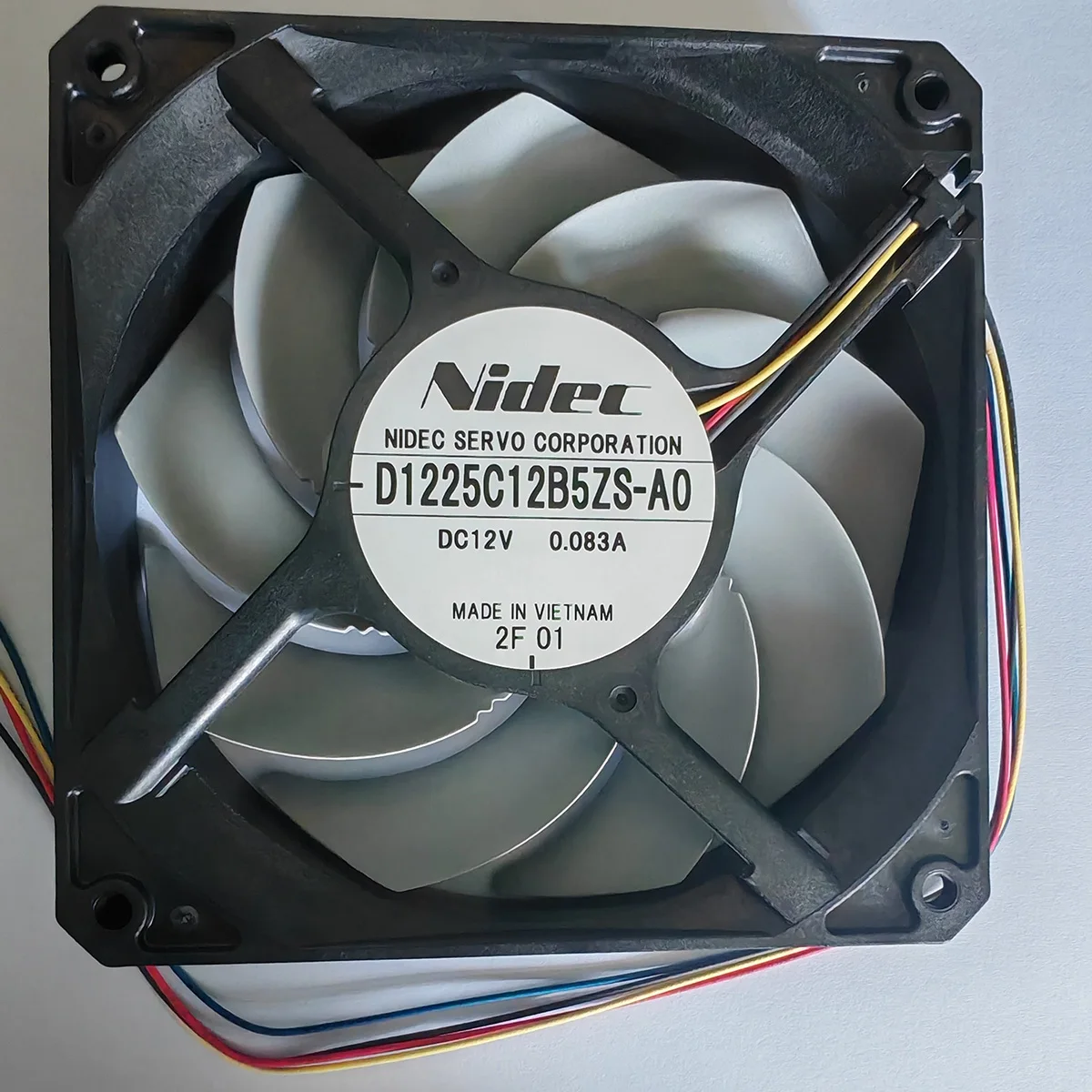 D1225C12B5ZS-A0 12V 0.083A 12025, speed: 1850, four-wire with RD signal