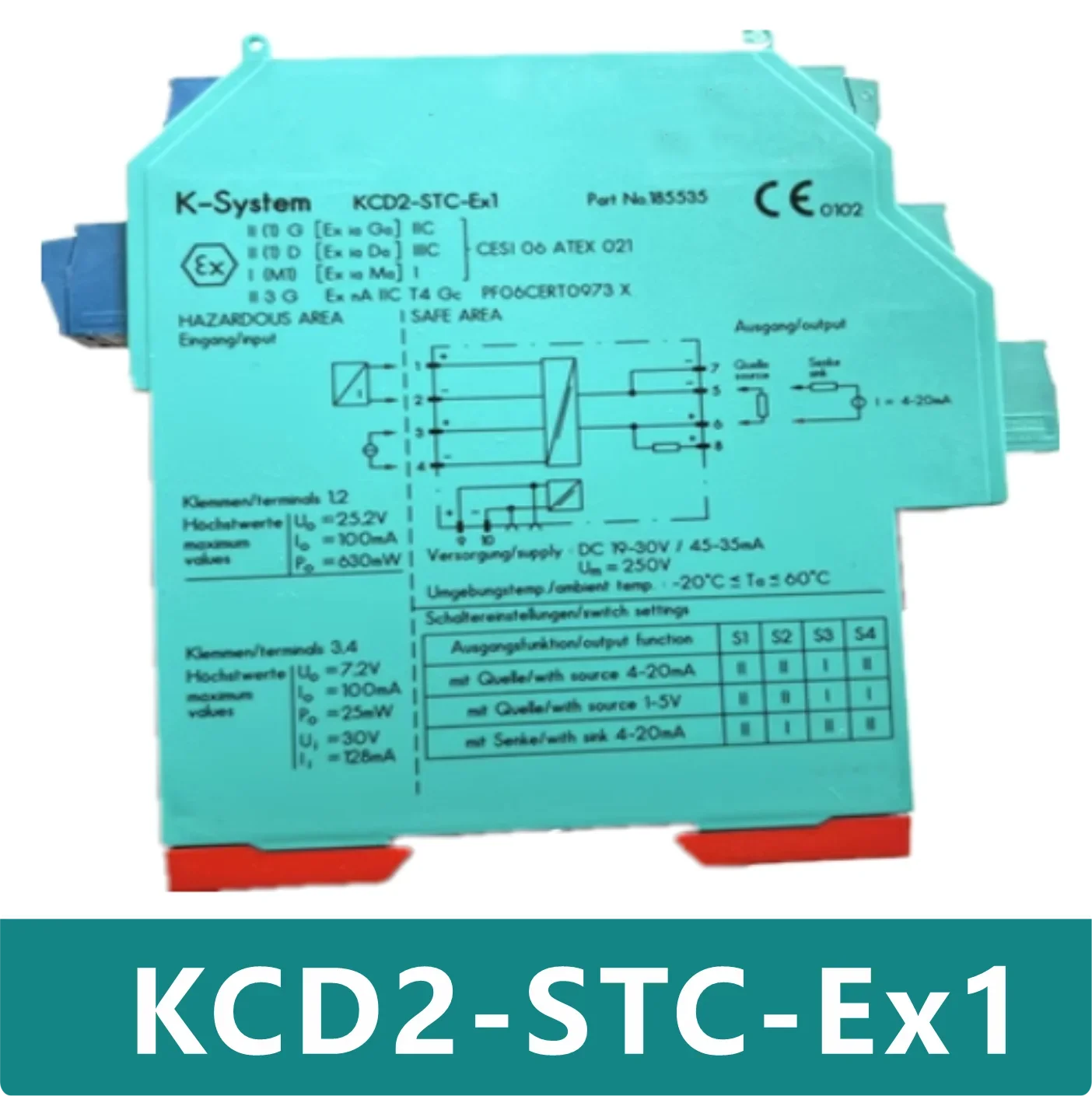

KCD2-STC-Ex1 Analog quantity access safety barrier