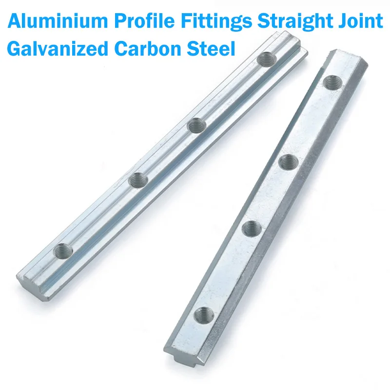 20/30/40/45Series Aluminum Profile Straight Joint Inside Connector Aluminium Profile Fittings Strip Connector Bracket Fastener