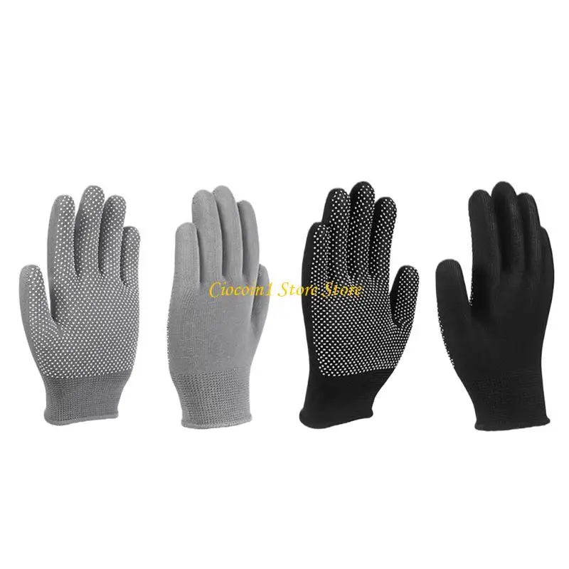 

A3PC Nylon Dot Pattern Gloves Comfort Airflows Extended Wear for Grip Comfort and
