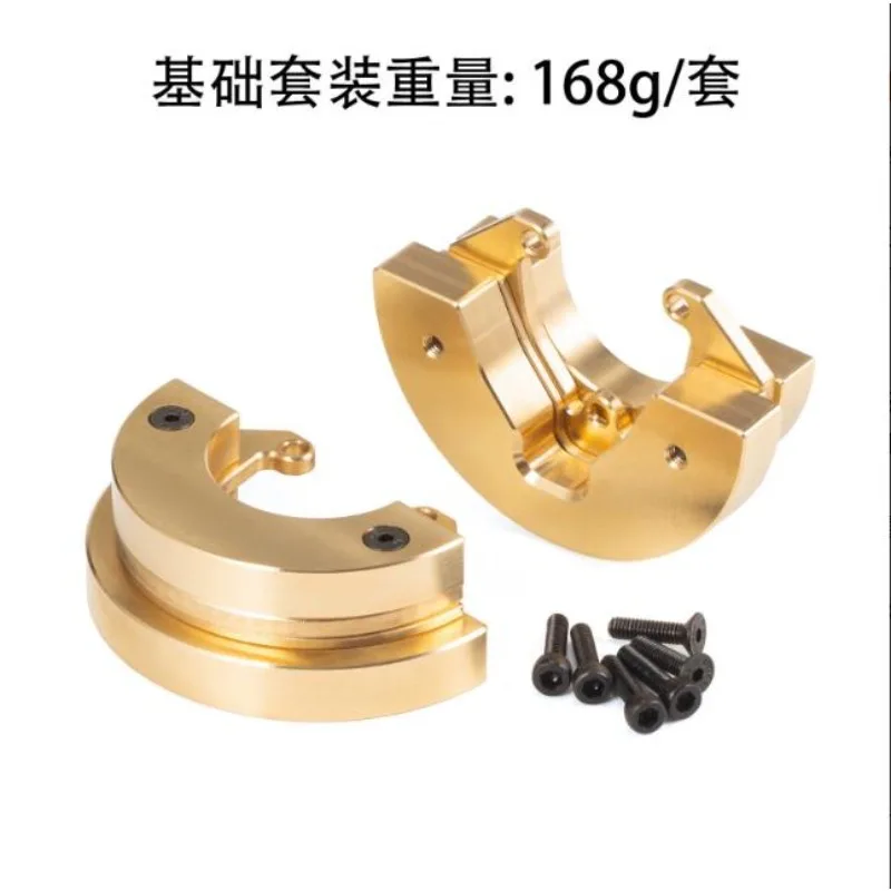 For 1:10 VP VS4‑10 Phoenix F10 Portal Axle Brass Counterweight Kit,Lower CG Prevent Nose‑Over RC Crawler Upgrade Accessories