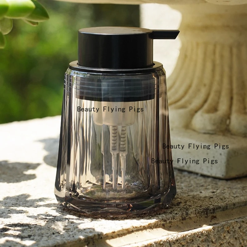 

1 шт., бутылка для жидкой пены из смолы, умывальник, бутылка из пены, формованная бутылка из пены под давлением, аксессуары для ванной комнаты, дозаторы для жидкого мыла