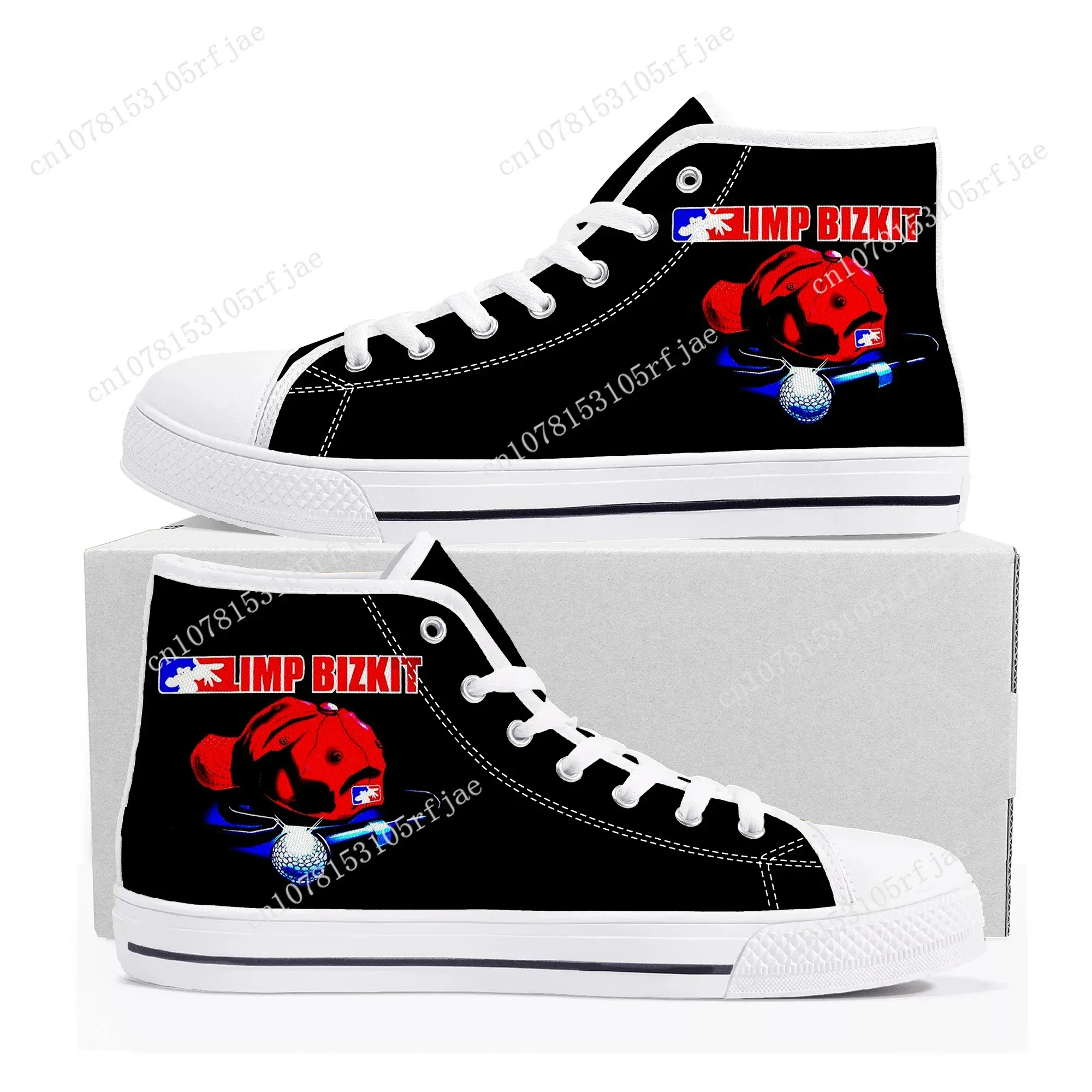 Limp Bizkit Rock Band High Top High Quality Sneakers Mens Womens Teenager Canvas Sneaker Casual Couple Shoes Custom Made Shoe
