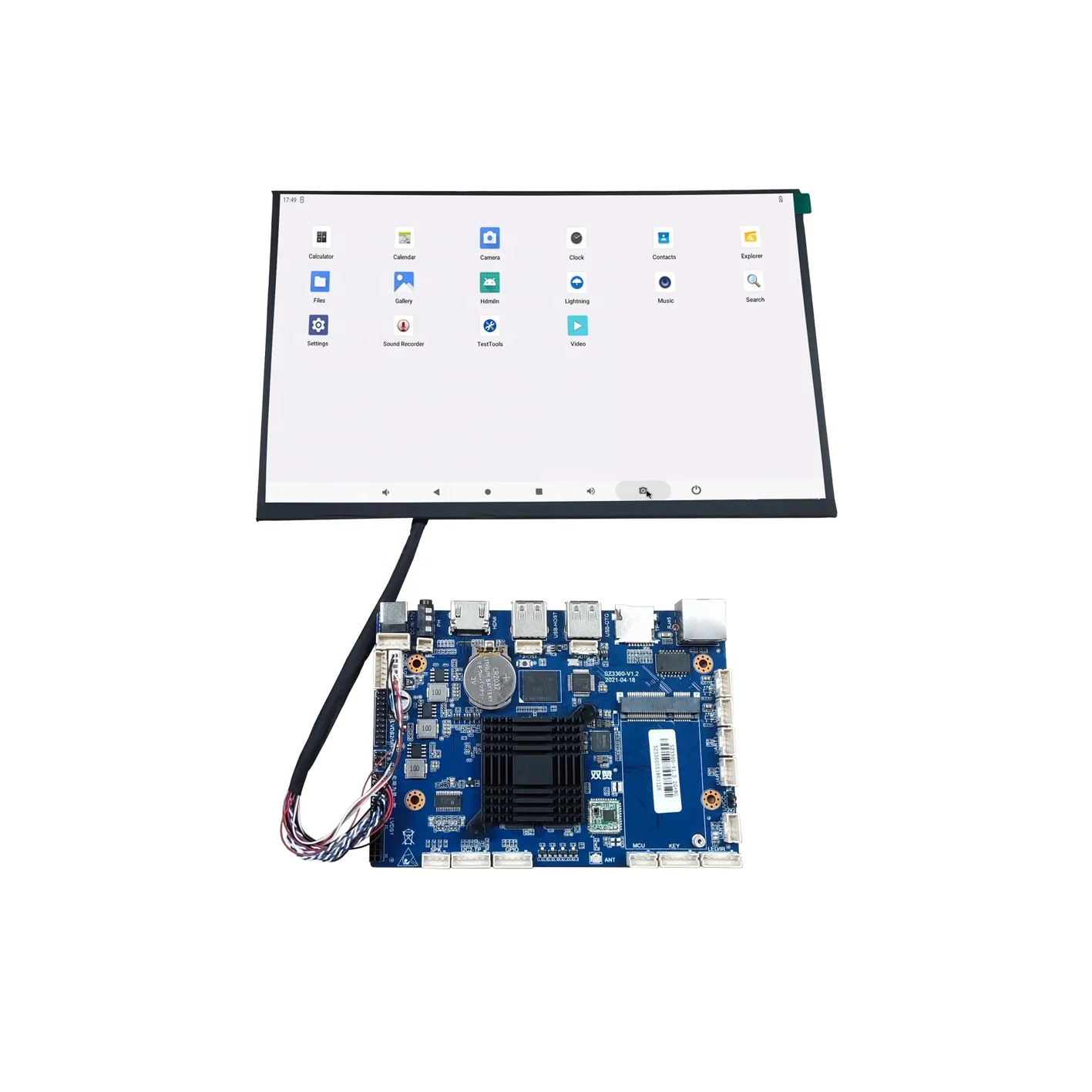 

Золотой продавец Цифровой киоск вывесок Lvds 12 В Rk 3288 3566 3568 3588 3399 Android Arm Linux Материнская плата