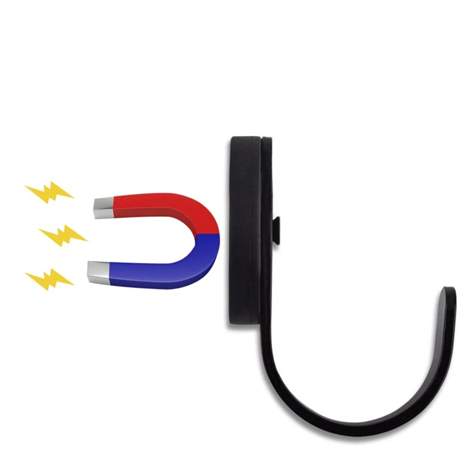 1/2/4 قطعة خطافات مغناطيسية معلقة قوية متعددة الاستخدامات خطاف إكليل مغناطيسي قوي للباب الأمامي خطاف مغناطيسي سعة تحمل كبيرة