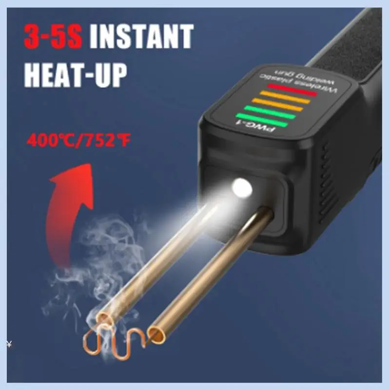 

AS63-Plastic Welder Car Bumper Repair Welding Machine 2500Mah Battery Hot Stapler USB Rechargeable Plastic Welder Machine