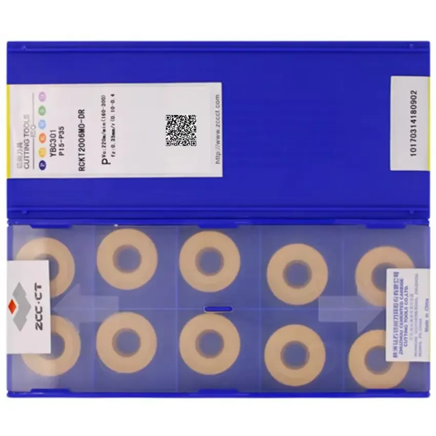 

RCKT2006MO-DR YBC301/RCKT2006MO-DR YBC302/RCKT2006MO-DR YBC401/RCKT2006MO-DR YBD252 R10 ZCC.CT Твердосплавные пластины с ЧПУ 10 шт./кор.