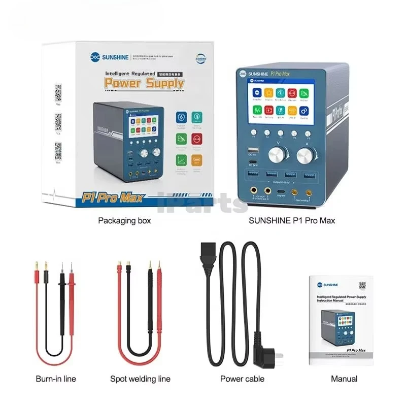 P1 Pro Max Smart Regulated Power Supply with Full Digital Display Power Meter Battery Testing in Many Fields