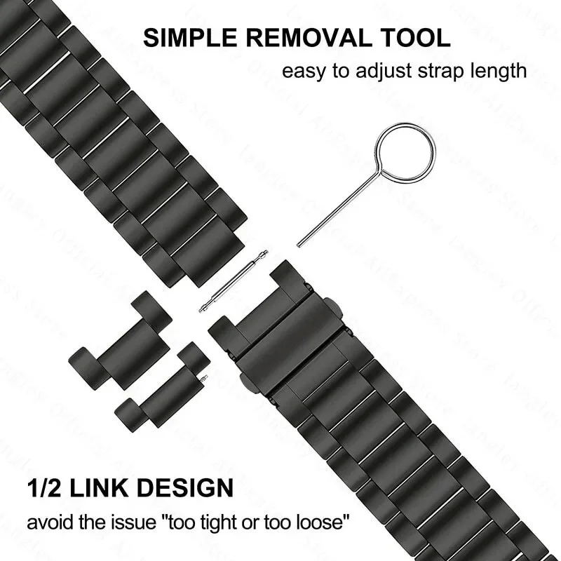 No Gaps Titanium Metal Strap Band For Samsung Galaxy Watch 5 Pro 45mm，Quick Fit Band For Samsung Galaxy Watch4/5 40mm 44mm image 5