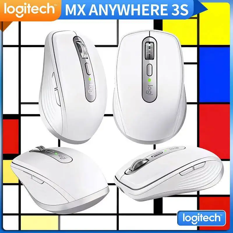 

Wireless MX Anywhere 3S - 8000 DPI, MagSpeed Scroll, Anti-Slip Grip, Great for Floral Co-working Hub & Studio Office Use