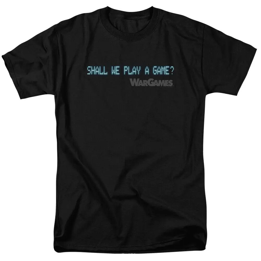 Wargames Movie Shall We Play A Game Licensed Adult T Shirt