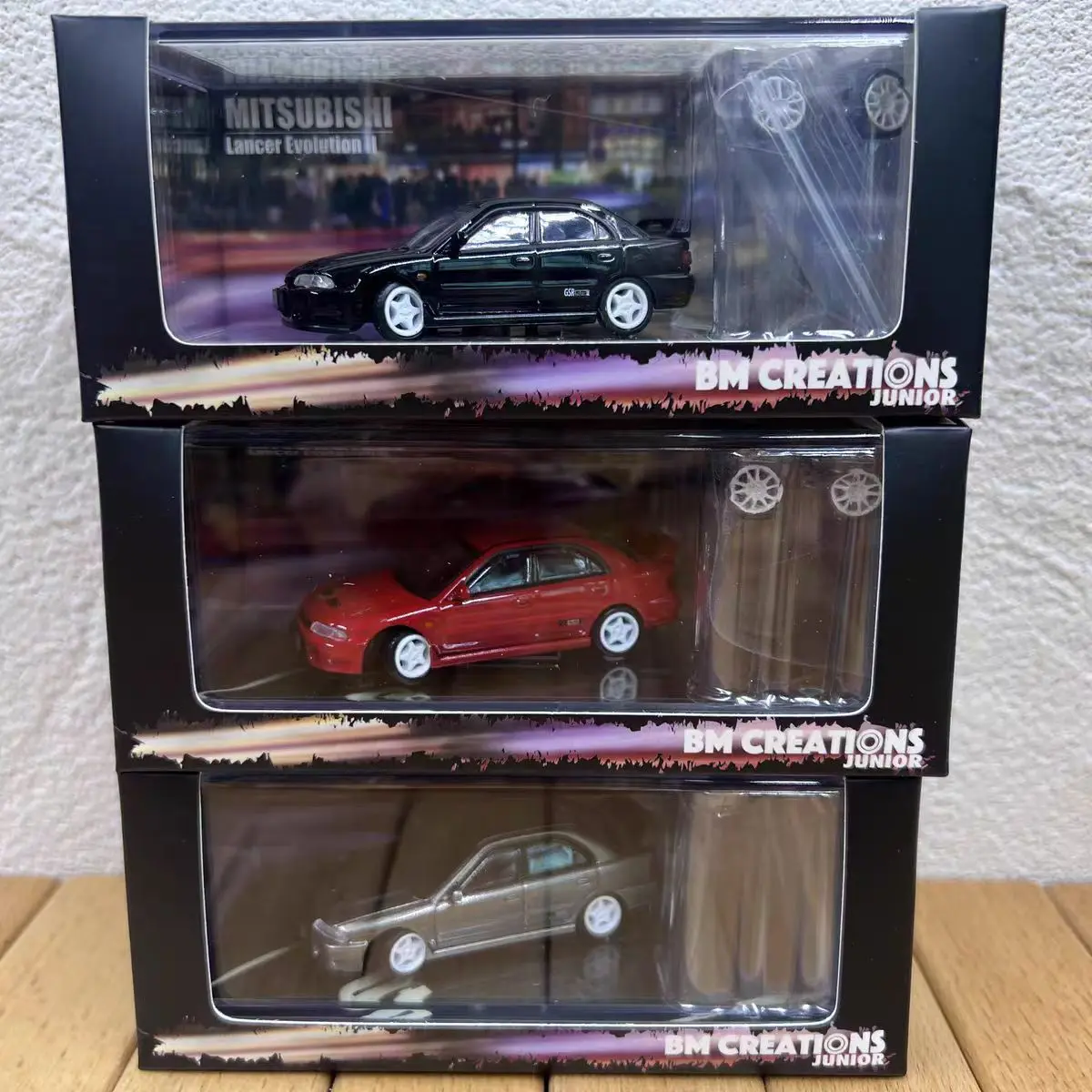 BM 1:64 Lancer Evolution EVO II alliage voiture moulé sous pression et véhicules jouets modèle de voiture Miniature échelle modèle de voiture pour les enfants