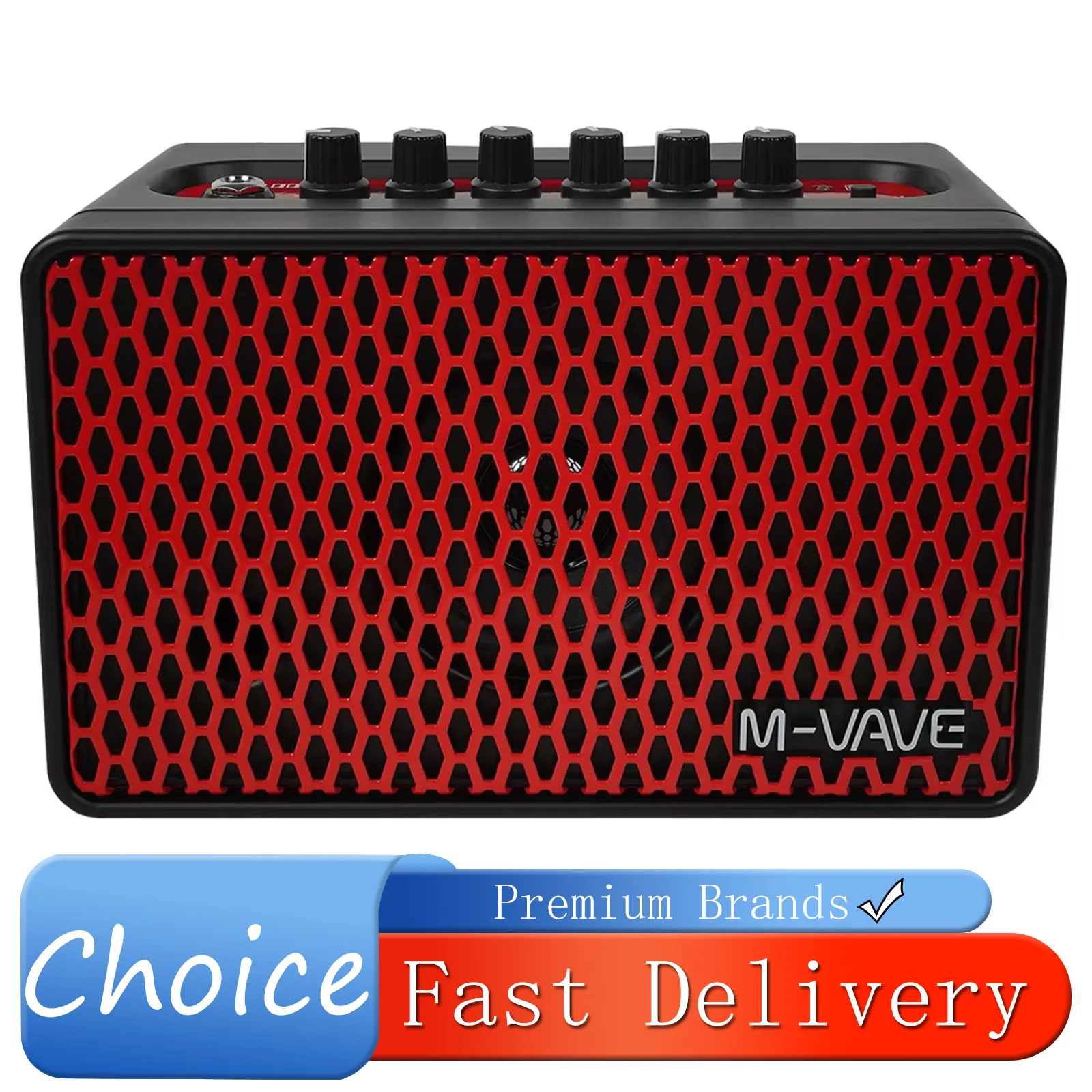 M-VAVE SP100 Amplifier Bluetooth Audio AMP Portable Speaker Electric Guitar Mini Amplifier 10W Output Electric Guitar Accessorie