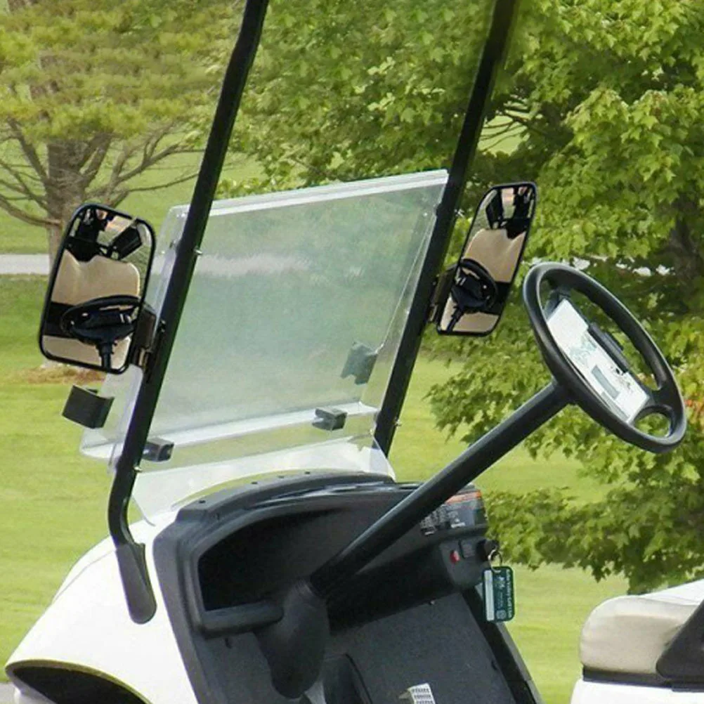 1 مجموعة واضح عربة جولف مرآة المهنية الجانب مرآة المضادة للوهج زاوية واسعة عرض دائم خدمة طويلة الحياة عربة جولف العرض