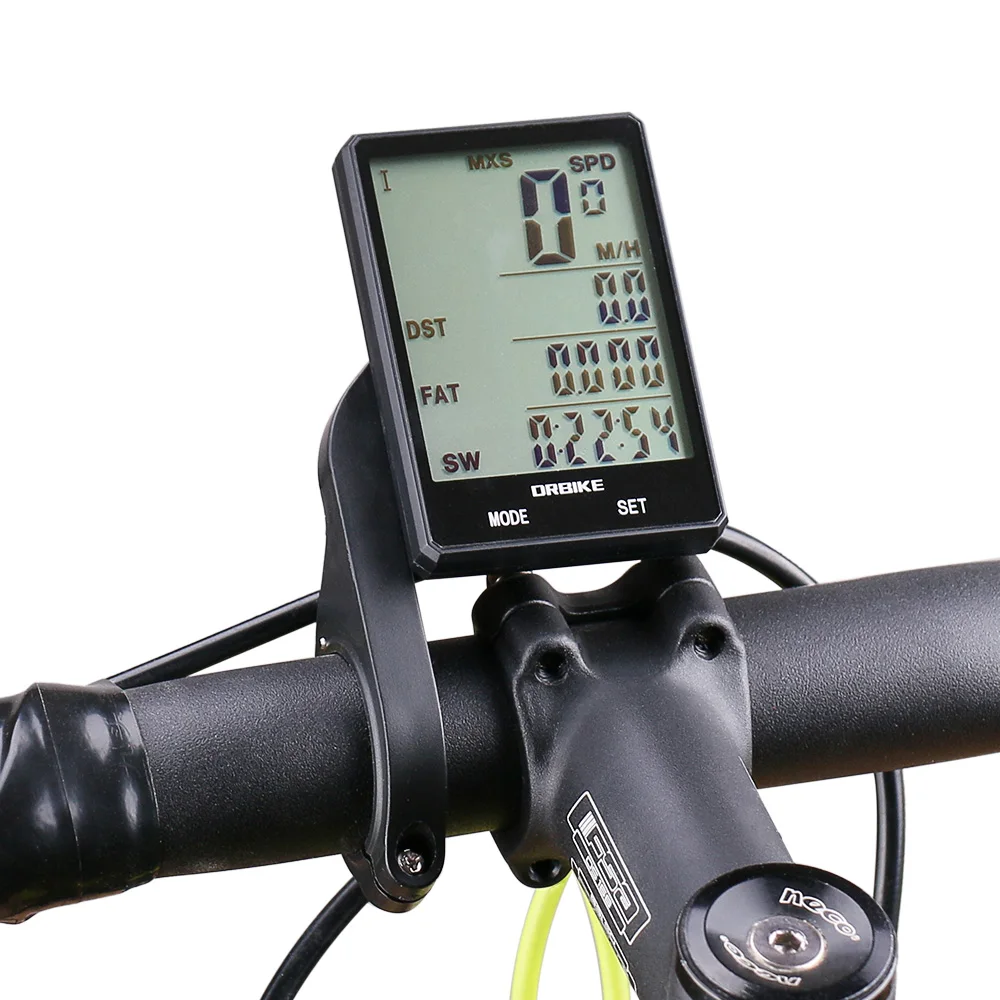 DRBIKE Cycle Wired Wireless Digital Bike Bicycle Computer Waterproof Wireless Exercise Bike Cycling Bicycle Computer