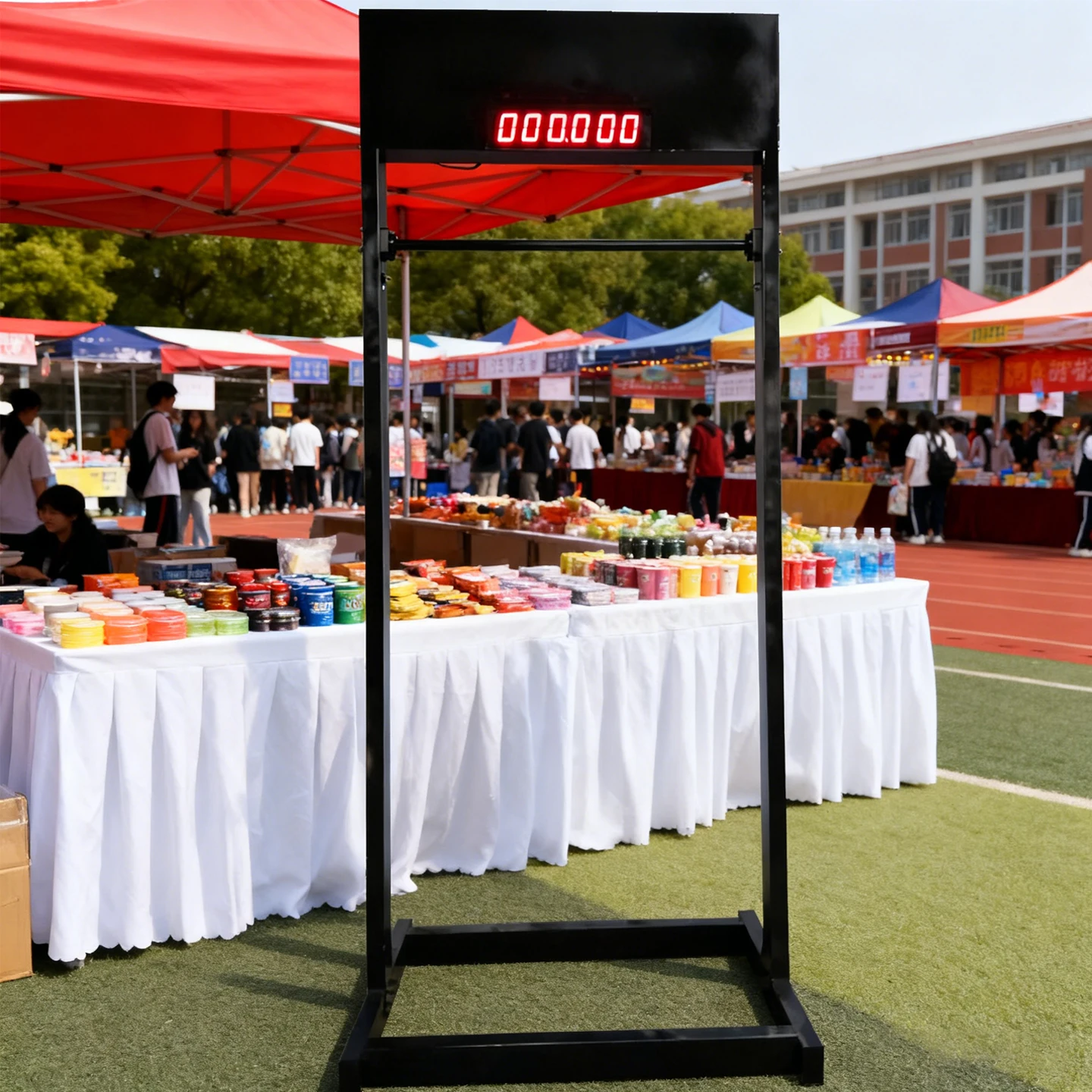 Challenge 100 Seconds Automatic Timer Rotating Horizontal Bar Horizontal Bar Challenge Science Fair Science Game