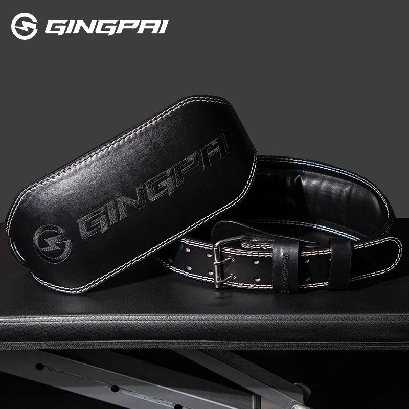 

Пояс для тяжелой атлетики из воловьей кожи для бодибилдинга, корточка, поддержка нижней части спины, тренировочный пояс, силовая тренировка в тренажерном зале, защита талии