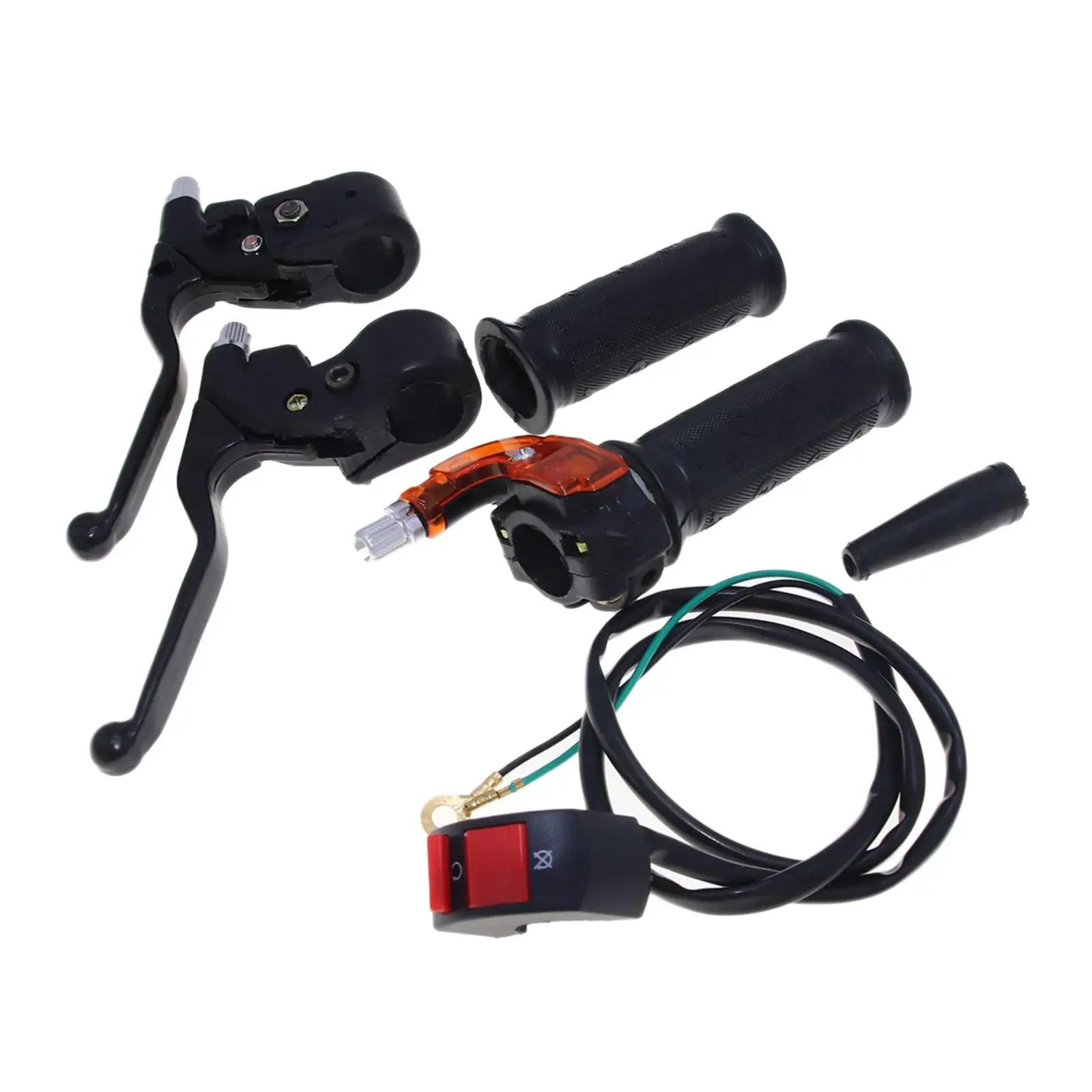 Motorbike Twist Throttle Set Throttle Handle for 49cc Mini Motorcycle