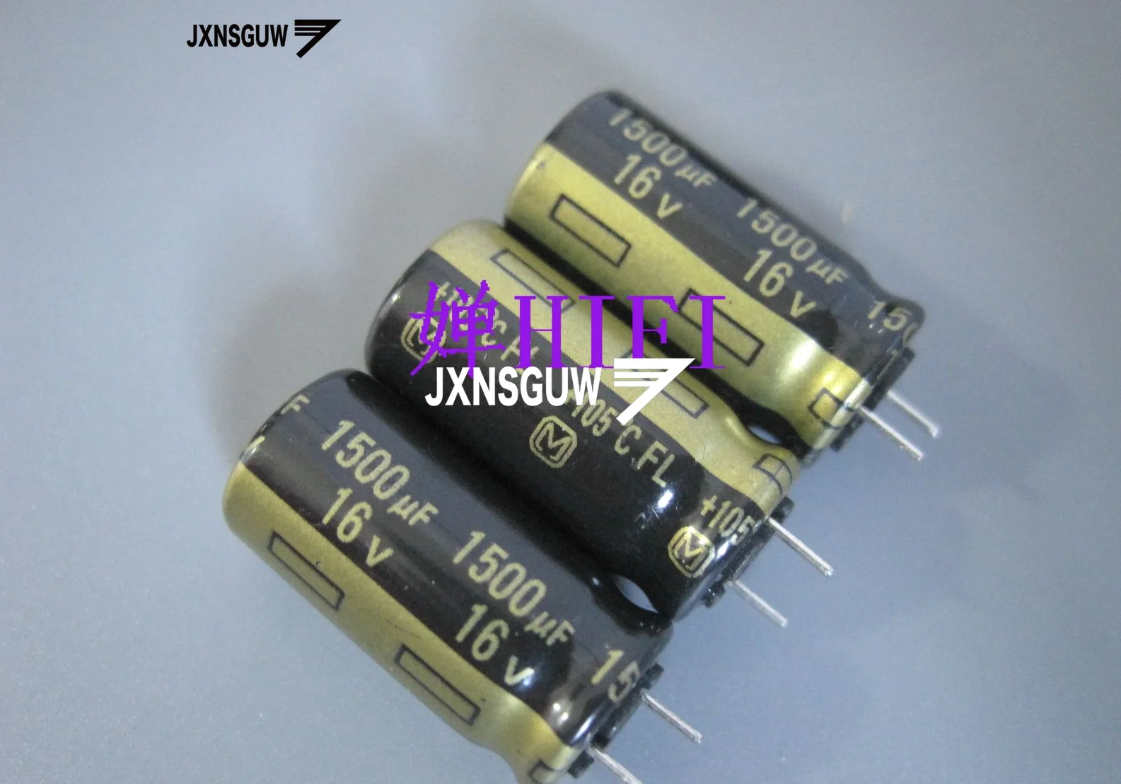 20PCS Matsushita FL 16V1500UF 10X20MM Audio Aluminum Electrolytic Capacitor 1500UF/16V 105 degrees 1500uF 16V