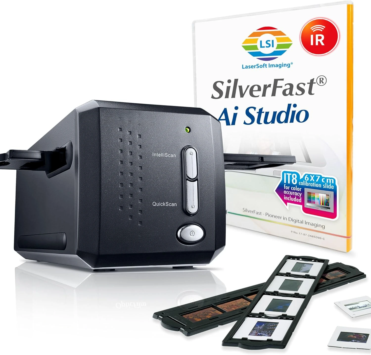 

35mm Film & Slides Scanner. IT 8 Calibration Target + SilverFast Ai Studio 9, 7200 dpi Resolution 64Bit HDRi