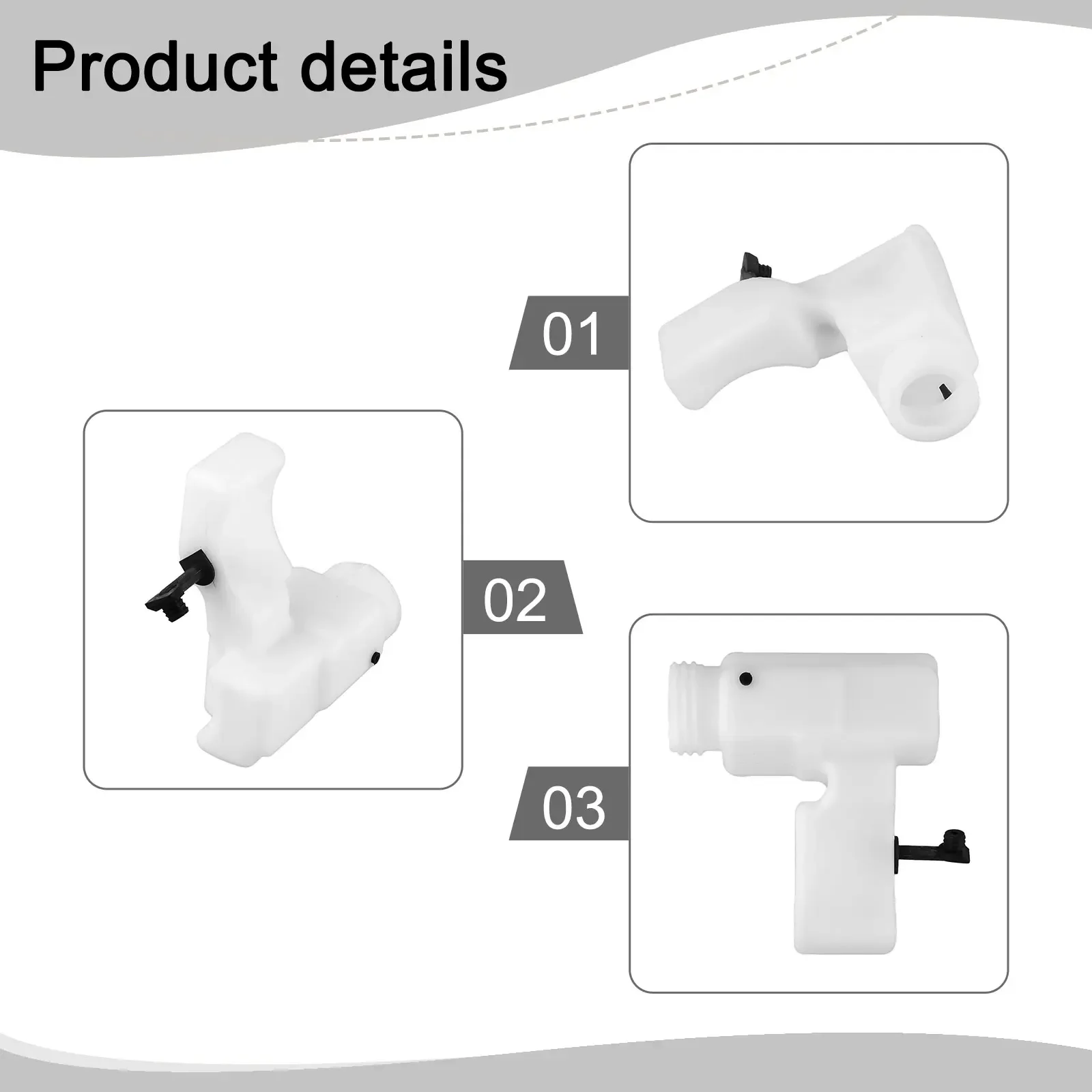 Fuel Tankc Oil Tank Replace 1 Pcs Accessories White +black Home Outdoor Easy Installation High Quality Chainsaw
