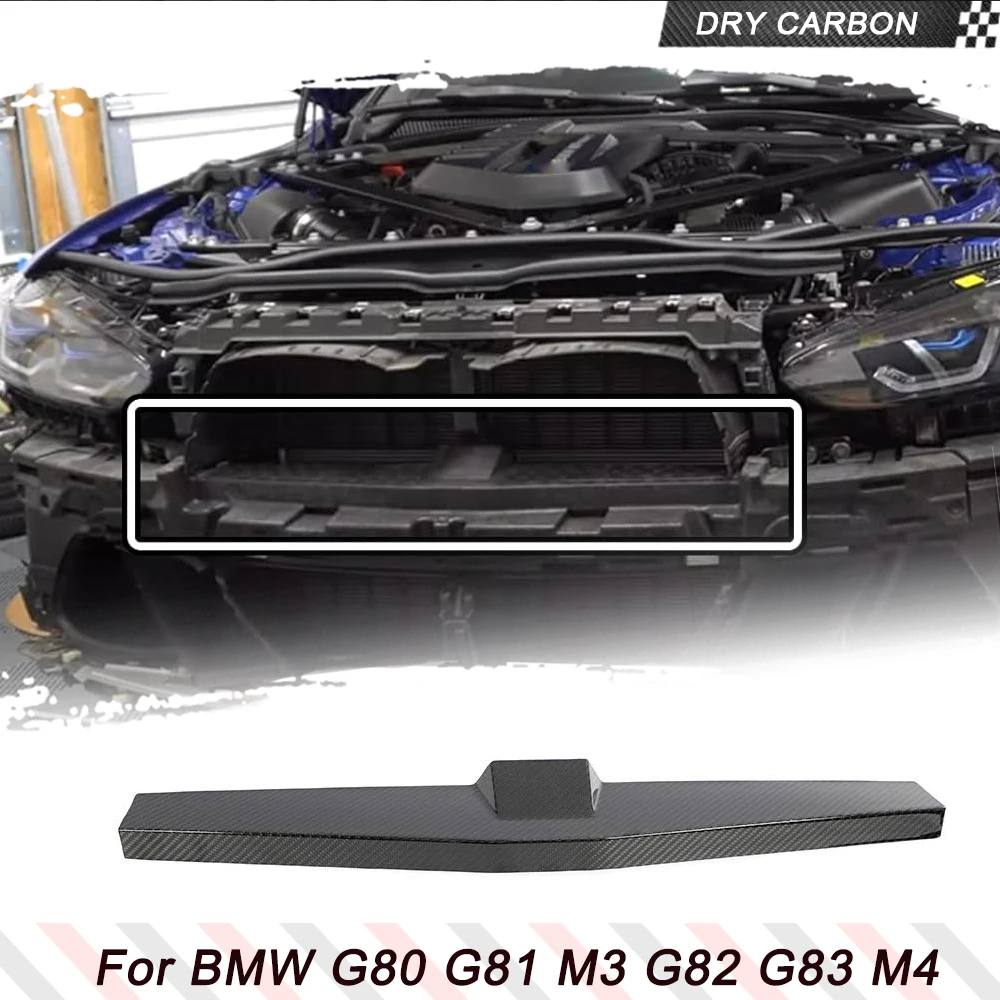 For BMW G80 G81 M3 G82 G83 M4 2021-2023 DRY Carbon Fiber Car Front Bumper Crash Foam Cover Trim Perfect Coverage Raing Grille