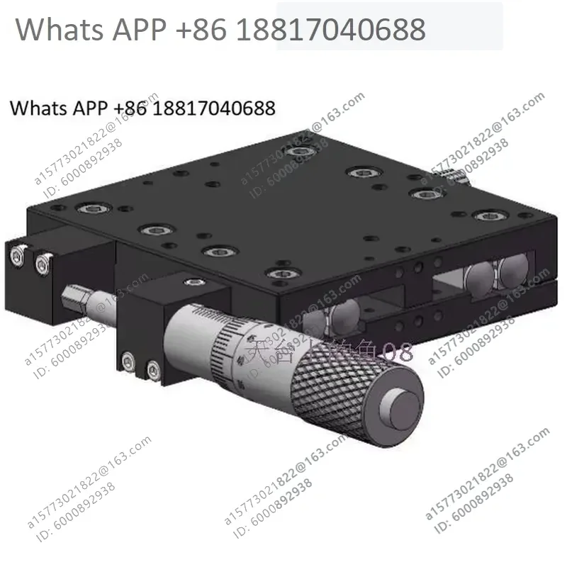 1PC for X820 Precision Slide Manual Displacement Platform X-Axis One-Dimensional Translation Table Linear Guide Slide