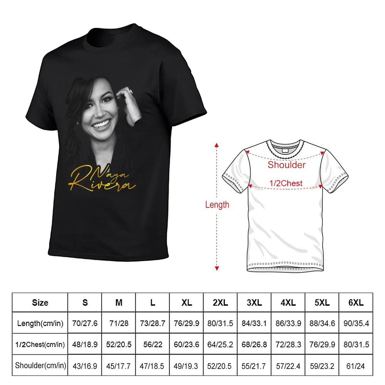 Naya Rivera Santana Lopez Glee T-Shirt oversizeds vintage clothes Short sleeve tee sublime men workout shirt