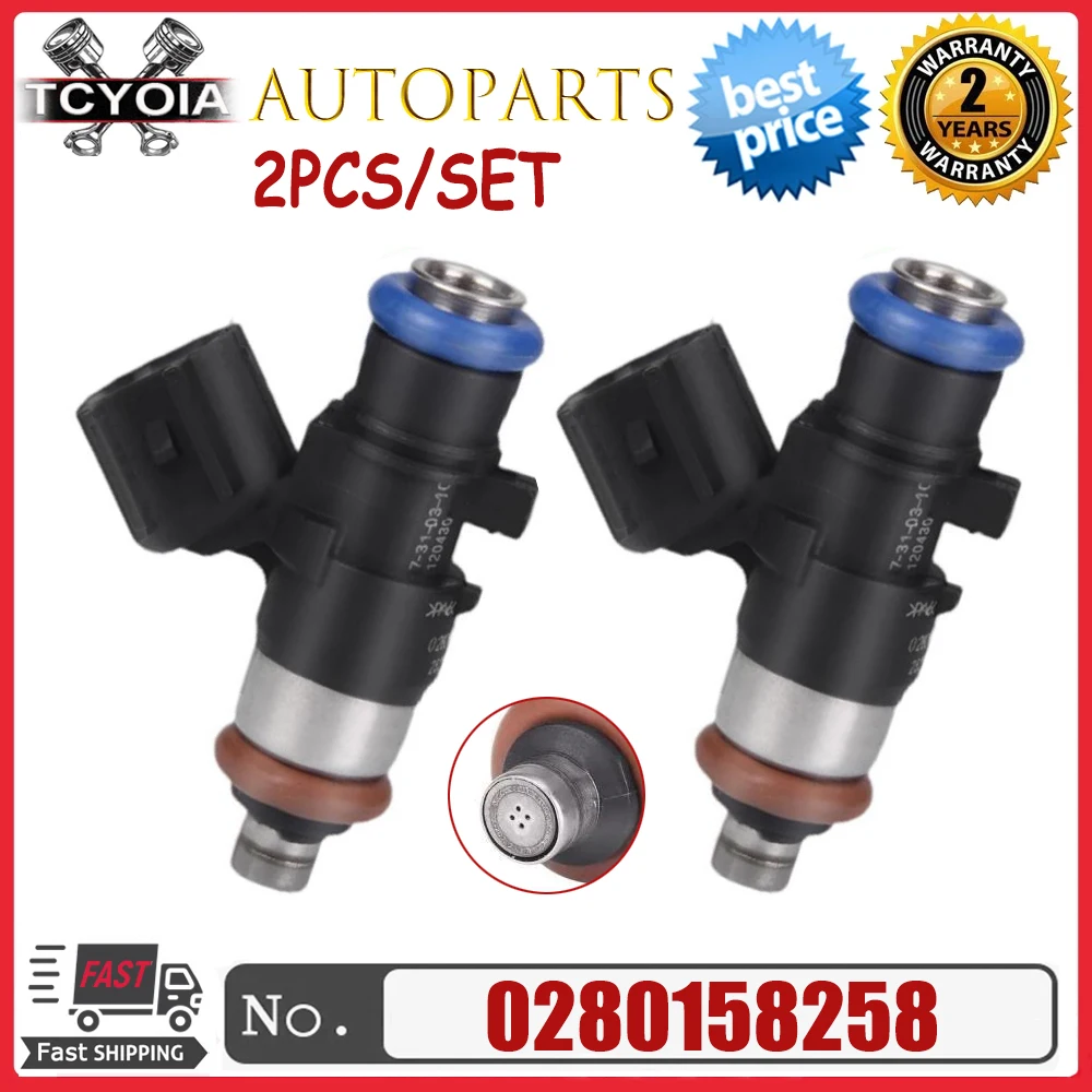 

OEM # 2521068 0280158258 2Pcs Upgrade Fuel Injector Nozzle For Polaris ACE570 ACE900 RZR Ranger Sportsman XP SP Repair