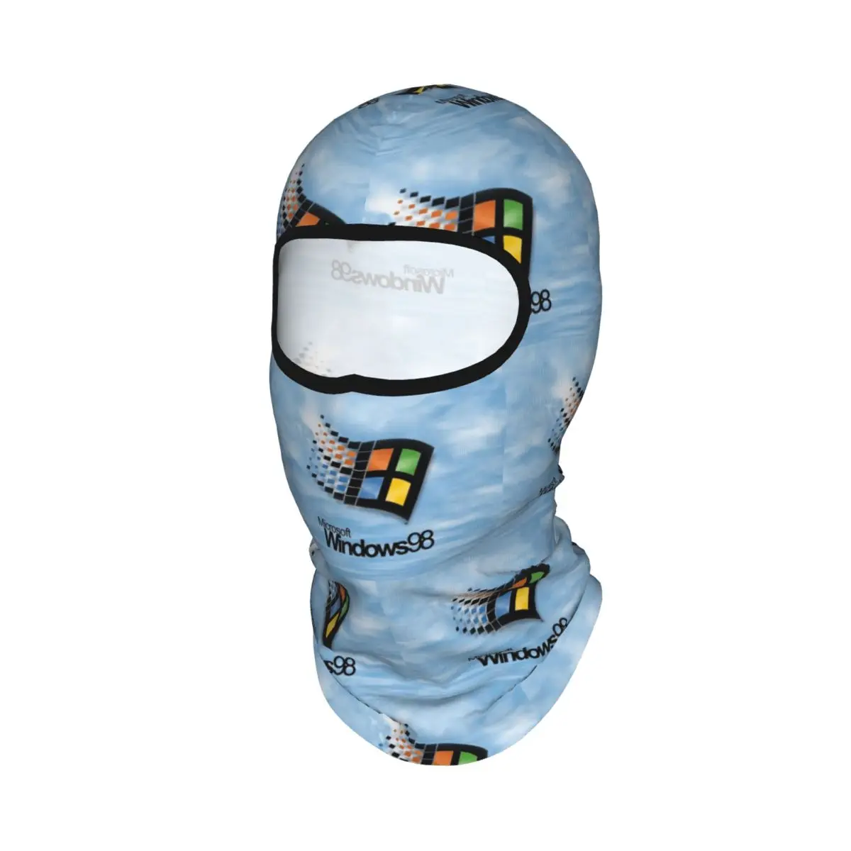 Windows 98 Start Screen Breathable Thin Balaclava Full Face Mask Sun Protection Neck Gaiter For Motorcycle Fishing Outdoor
