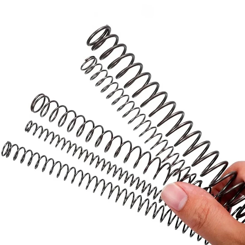 Precision Spring Steel Return Pressure Spring 0.3-0.5mm Wire Dia 2-10mm OD 100-300mm Length