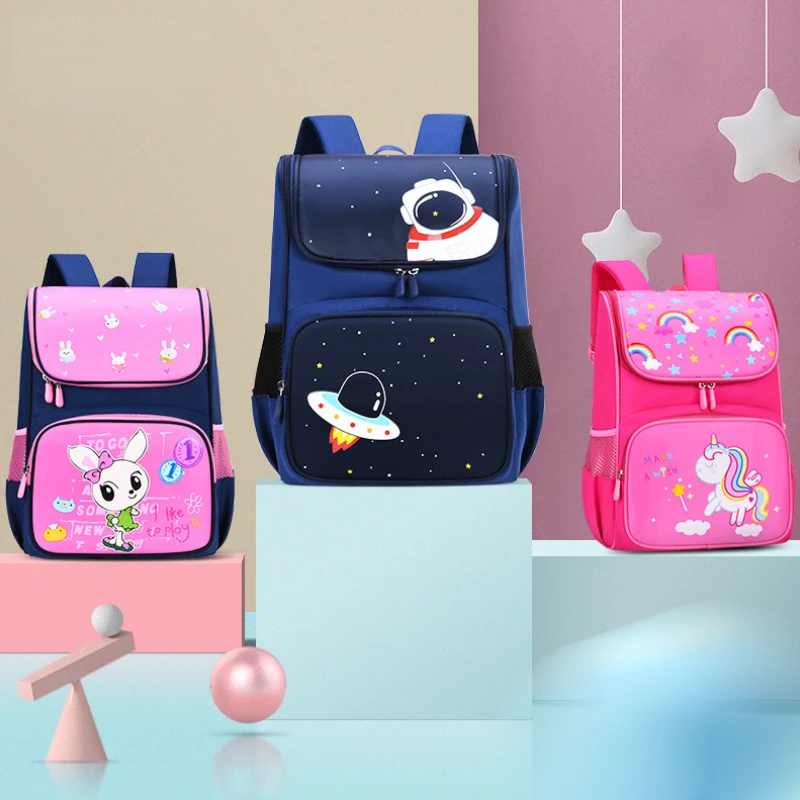 Mochilas bonitas para estudiantes de primaria, mochilas grandes de unicornio, dinosaurio, adolescentes, niños, ligeras, Licorne para viajes